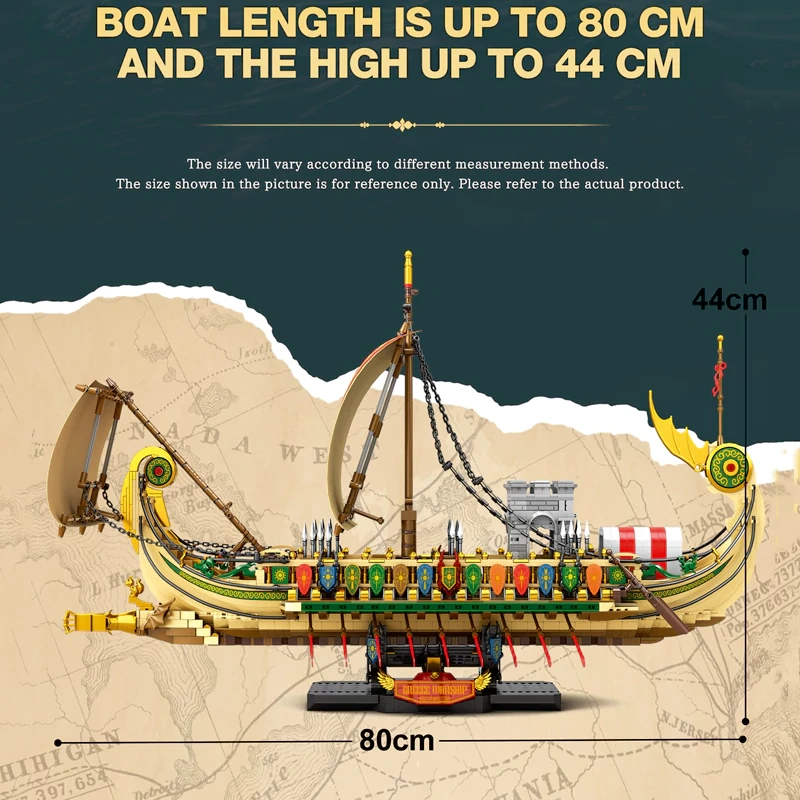 Reobrix 66102 Creek Viking Warship Technic