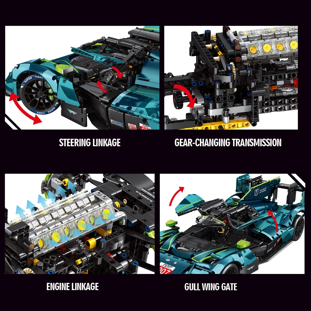 Eikee Y18083 Super Car LM-V12 Valkyrif Technic