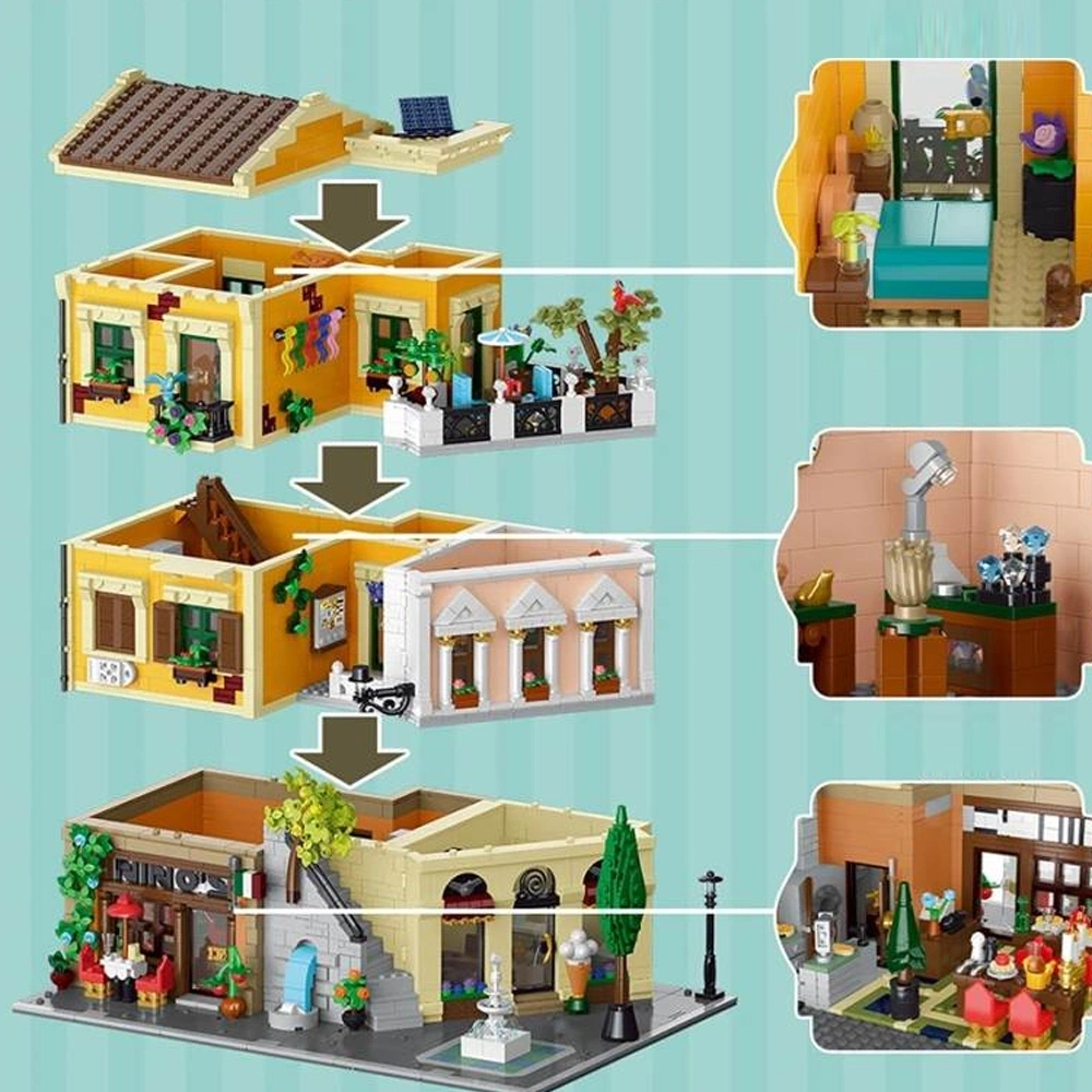 XMORK 10216 Rome Corner Store Modular Buildings