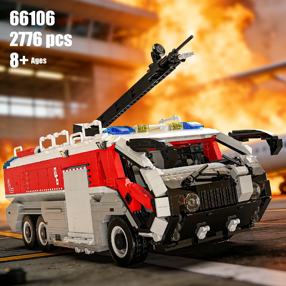 カルト 高飛車アナーキスト BugLug XBERT 66106 Airport Rescue Fire Truck Technic