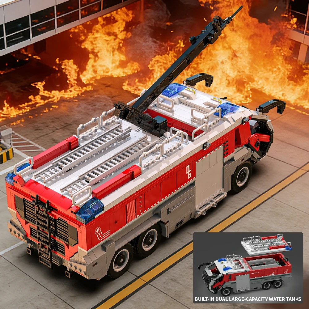 XBERT 66106 Airport Rescue Fire Truck Technic
