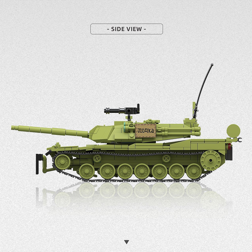 ThirdParty 300027 M1-KVT Tank Military: Build a Realistic Military
