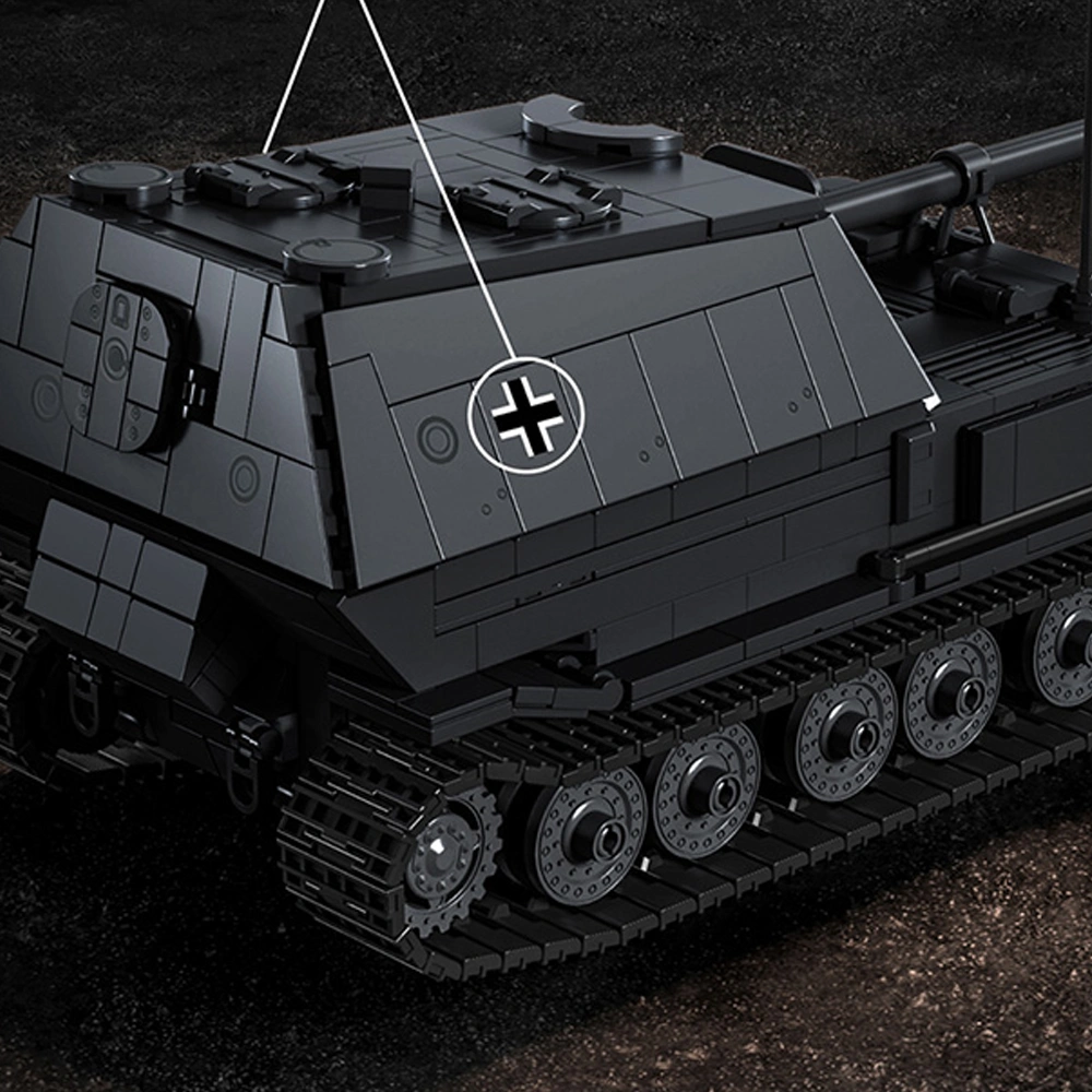 12GO 97021 Jagdpanzer Tiger/P Tank Military