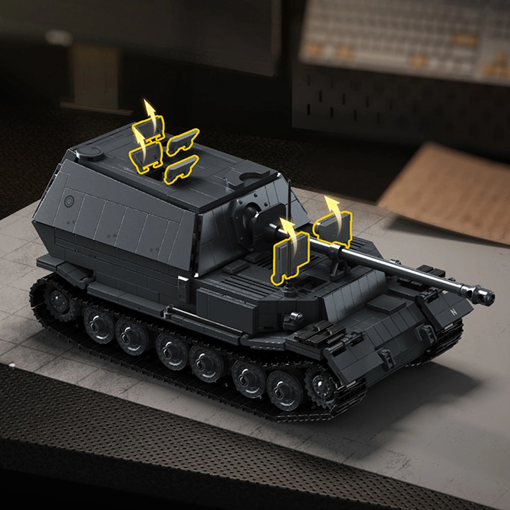 12GO 97021 Jagdpanzer Tiger/P Tank Military