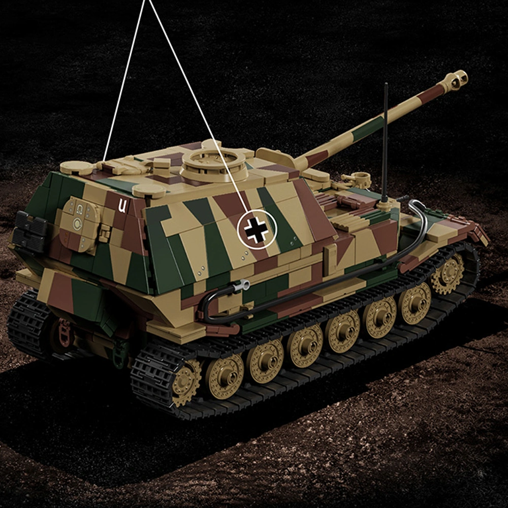 12GO 97023 Jagdpanzer Tiger/P (Elephant) Tank Military