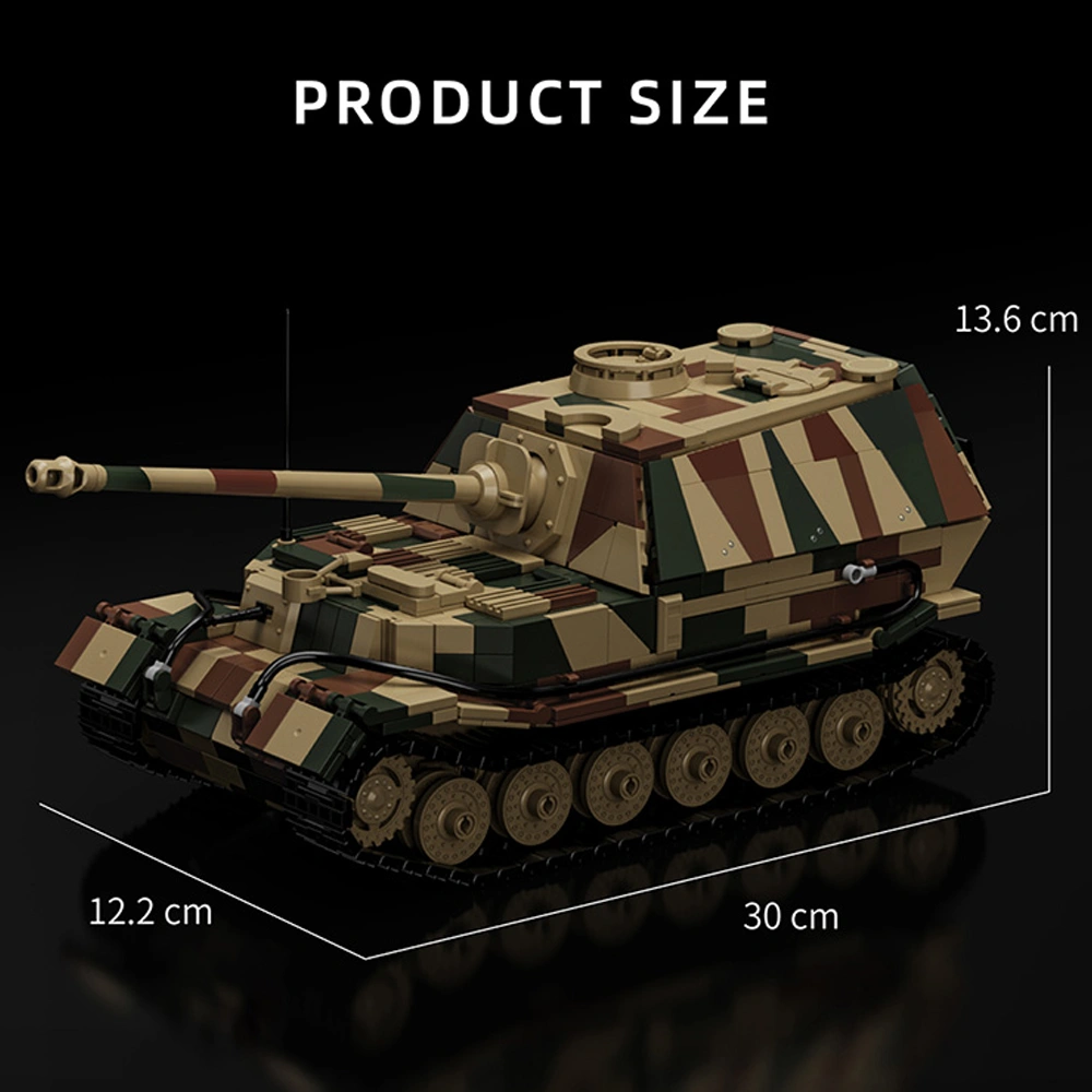 12GO 97023 Jagdpanzer Tiger/P (Elephant) Tank Military