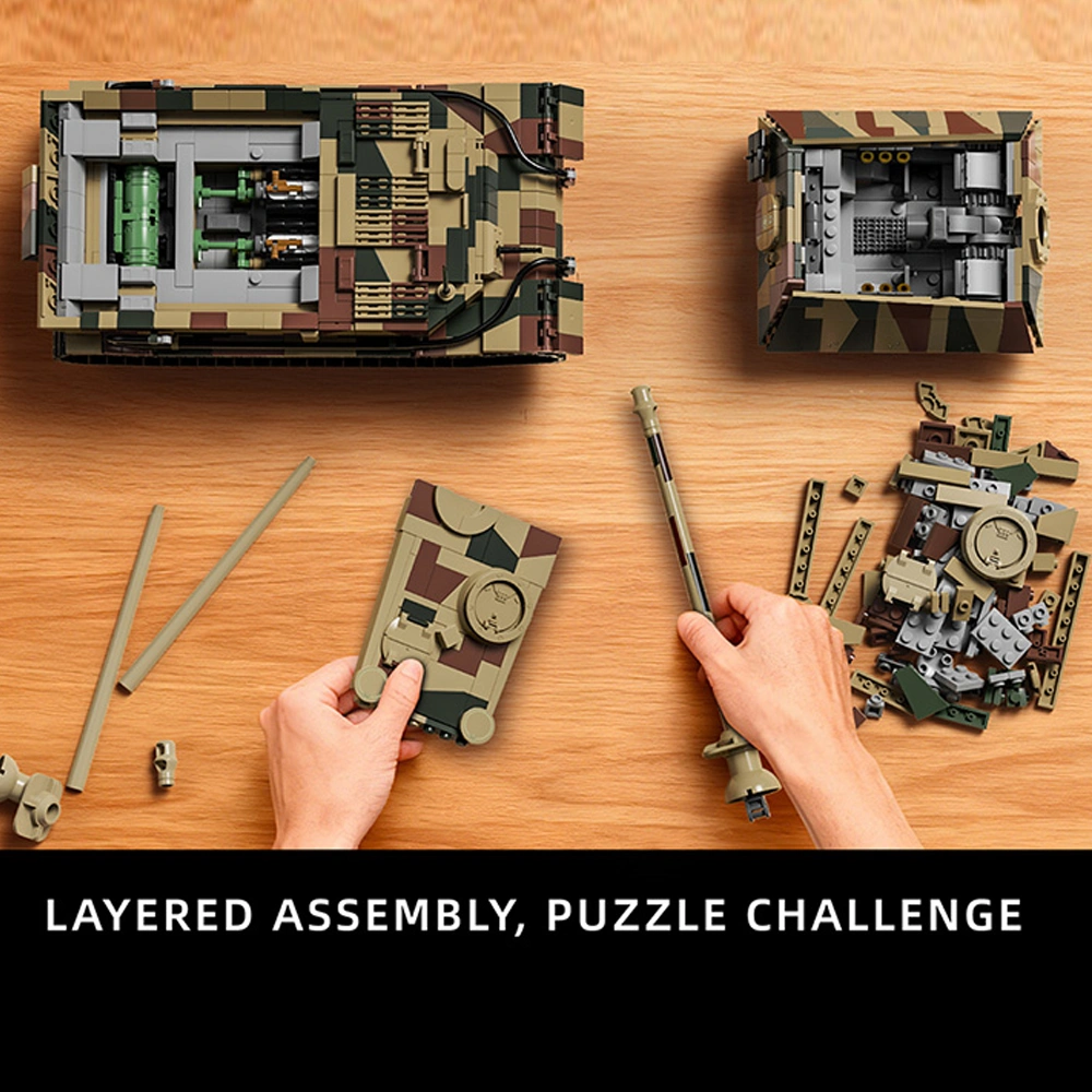 12GO 97023 Jagdpanzer Tiger/P (Elephant) Tank Military