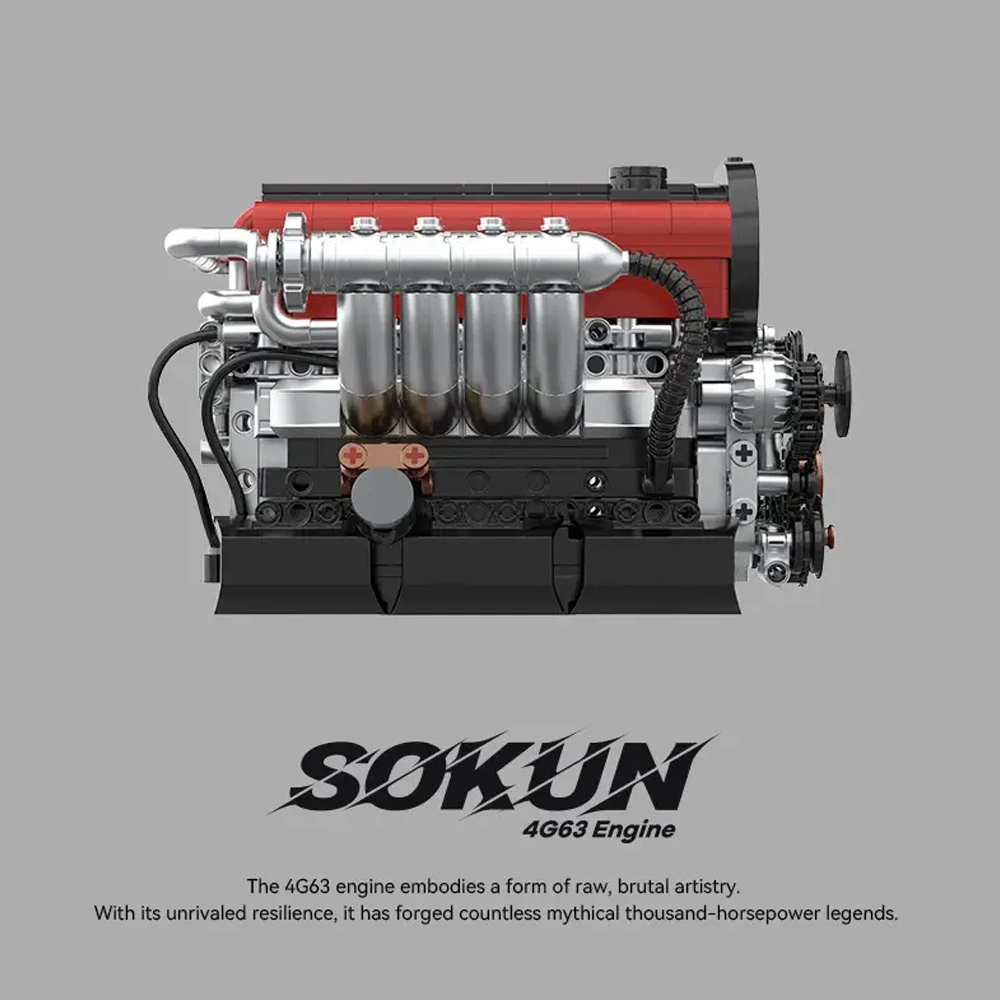 PowerBlock PB8861 SOKUN 4G63 Engine Technic