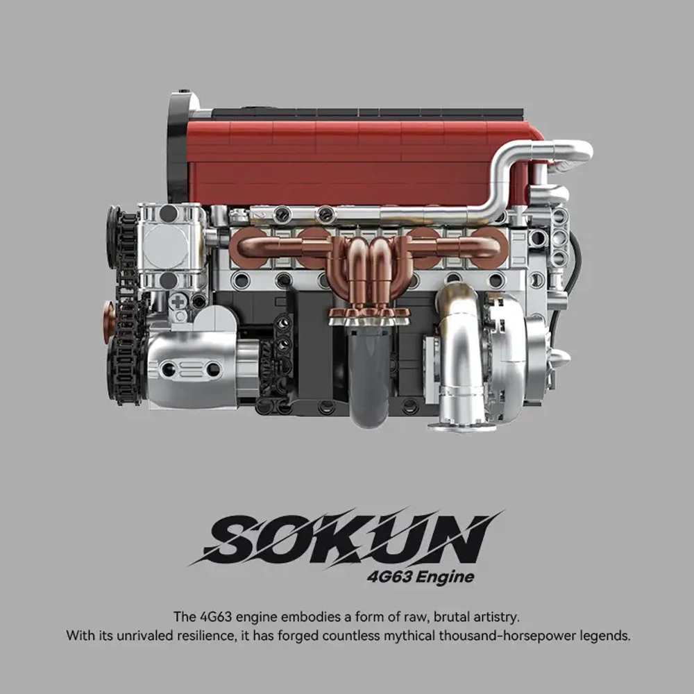 PowerBlock PB8861 SOKUN 4G63 Engine Technic