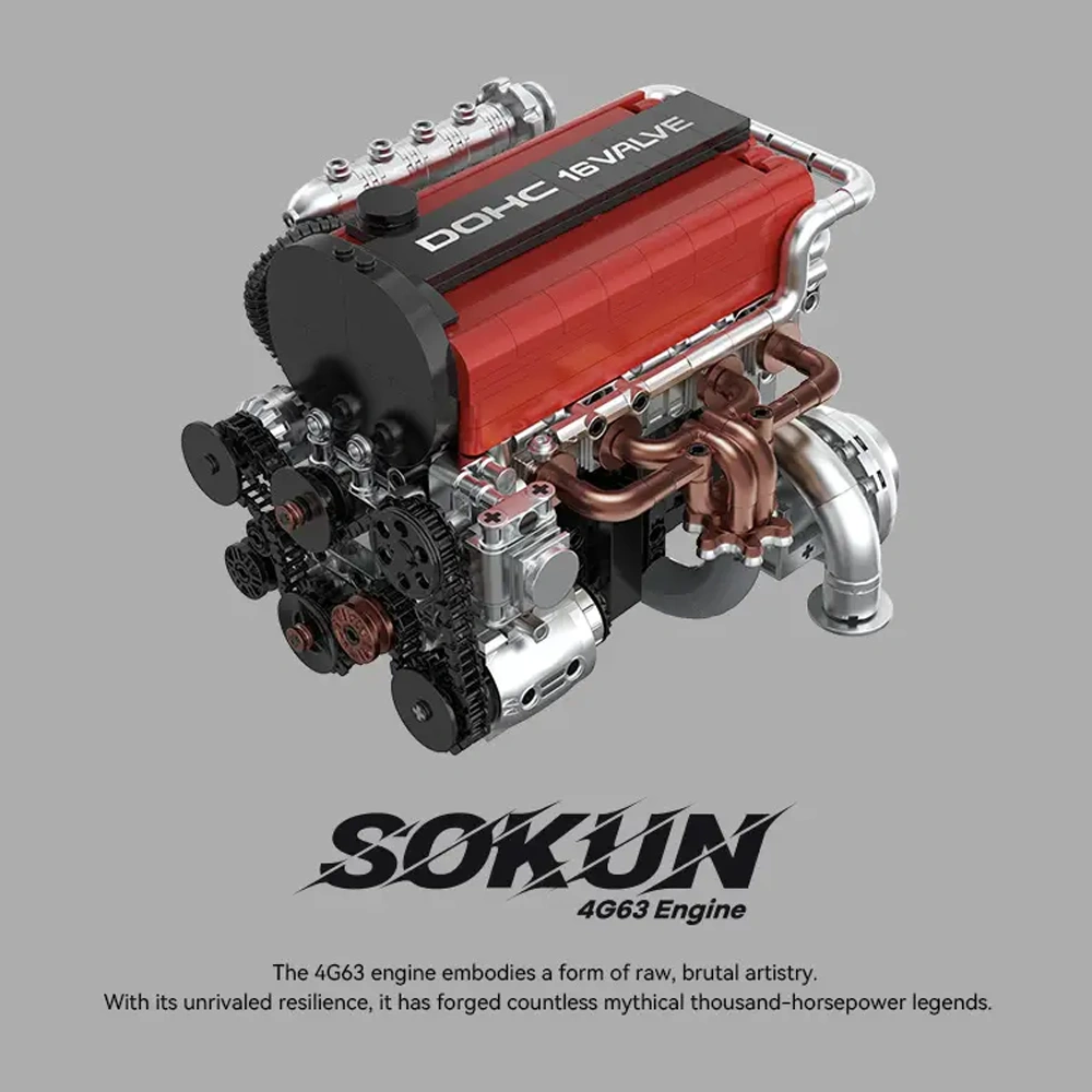 PowerBlock PB8861 SOKUN 4G63 Engine Technic