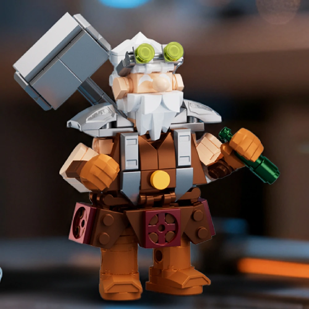 Iambrick 30704 Steam War-Construct Sog Dwarf Warrior Doll
