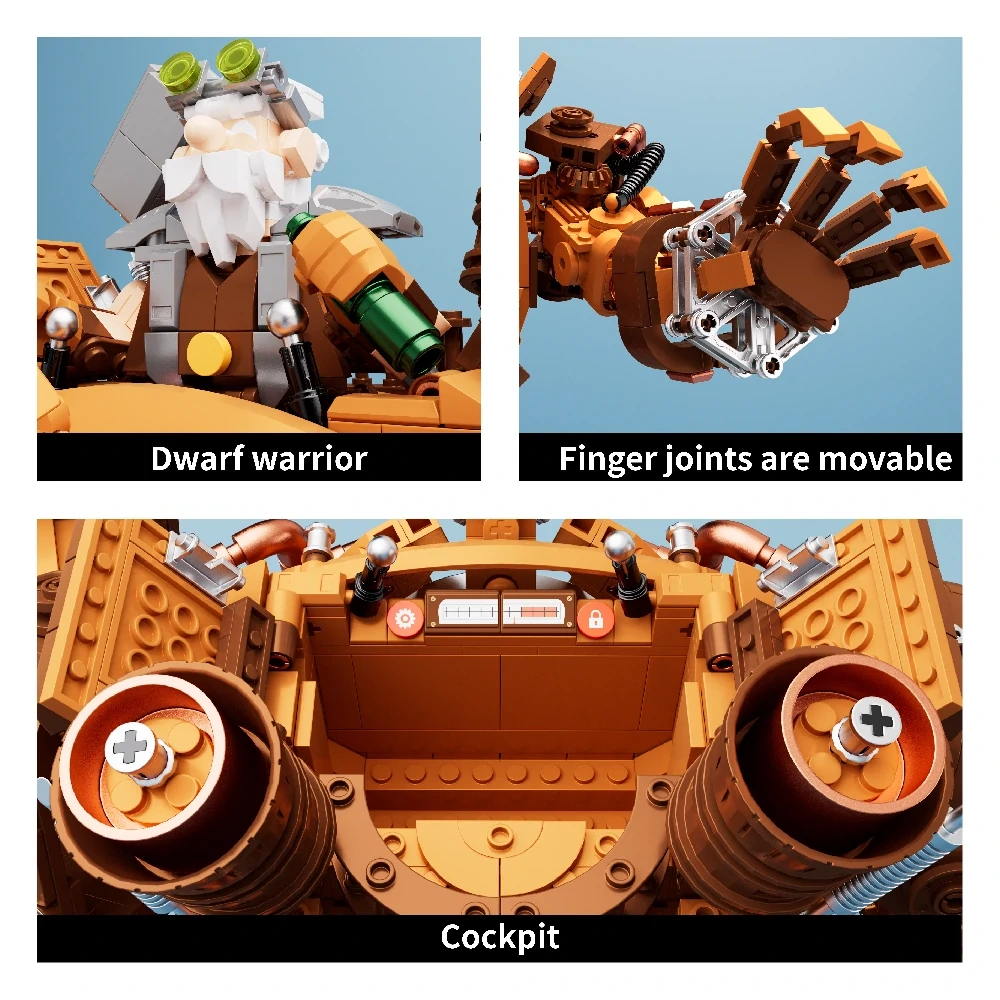 Iambrick 30704 Steam War-Construct Creator Expert