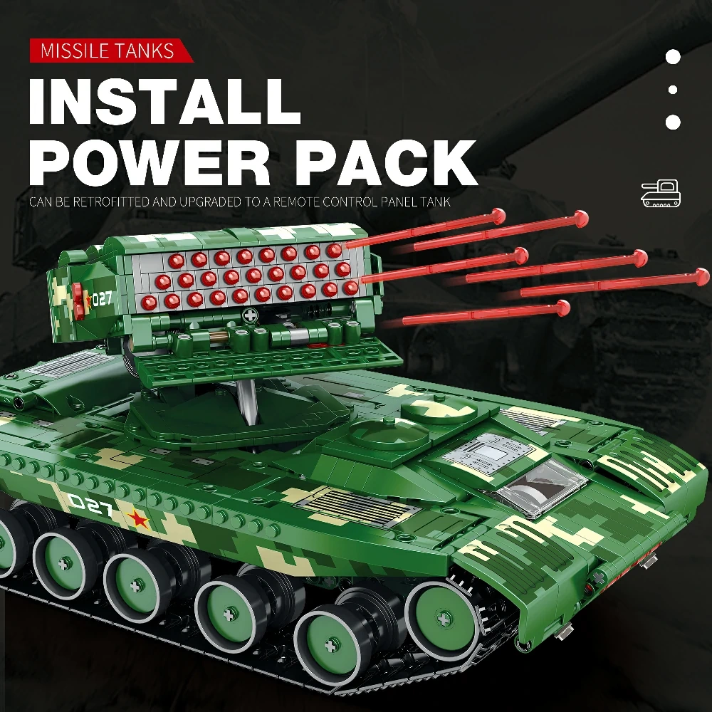 Reobrix 55027 Missile Tank WOP VIII Military