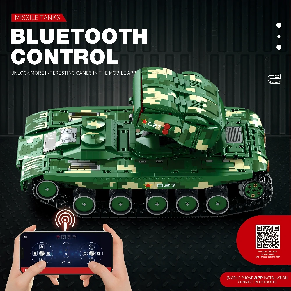 Reobrix 55027 Missile Tank WOP VIII Military