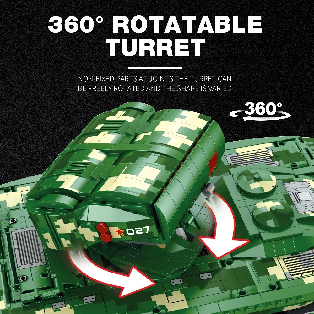 Reobrix 55027 Missile Tank WOP VIII Military