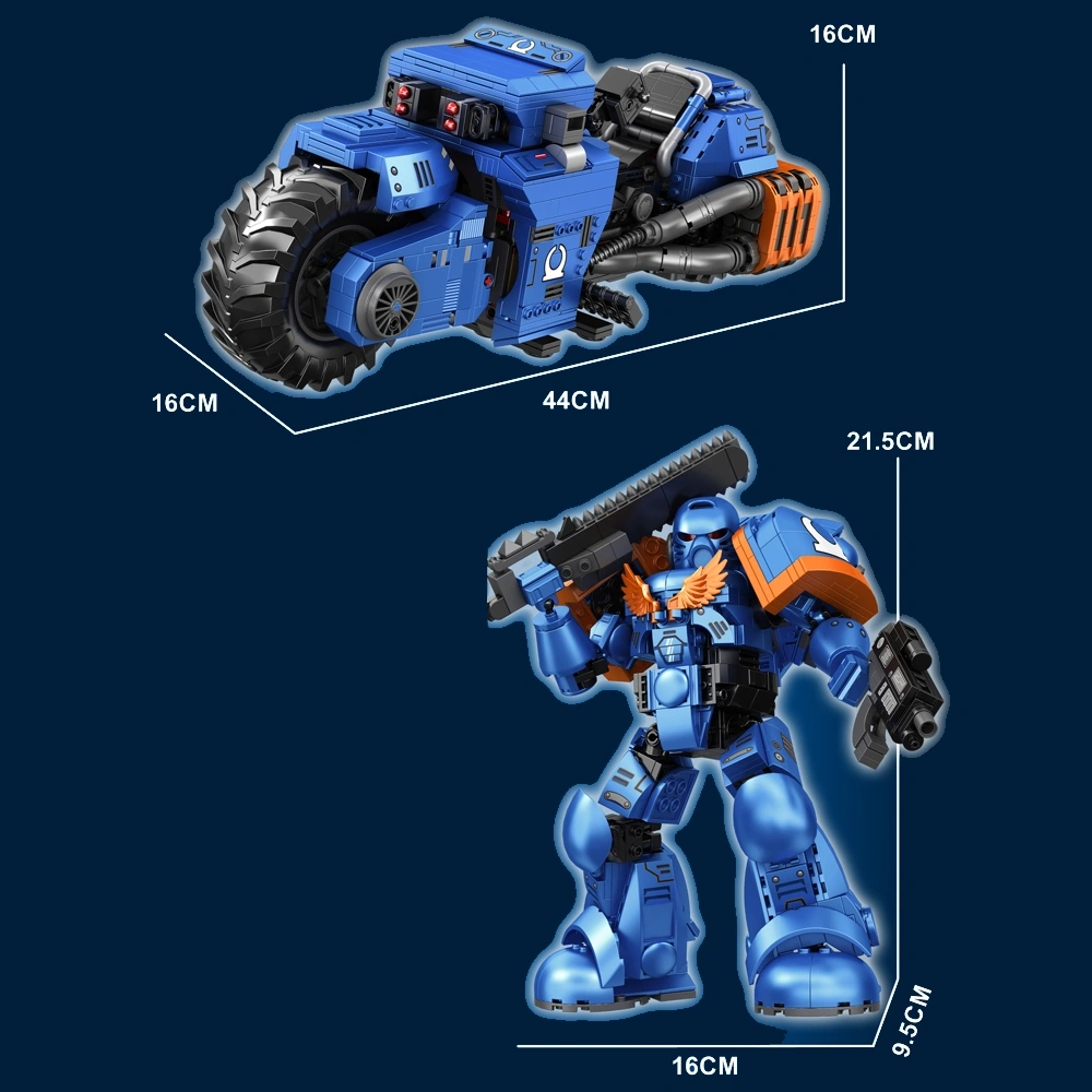 CBOX JD124 MOTORCYCLE ANGEL WARRIOR Technic