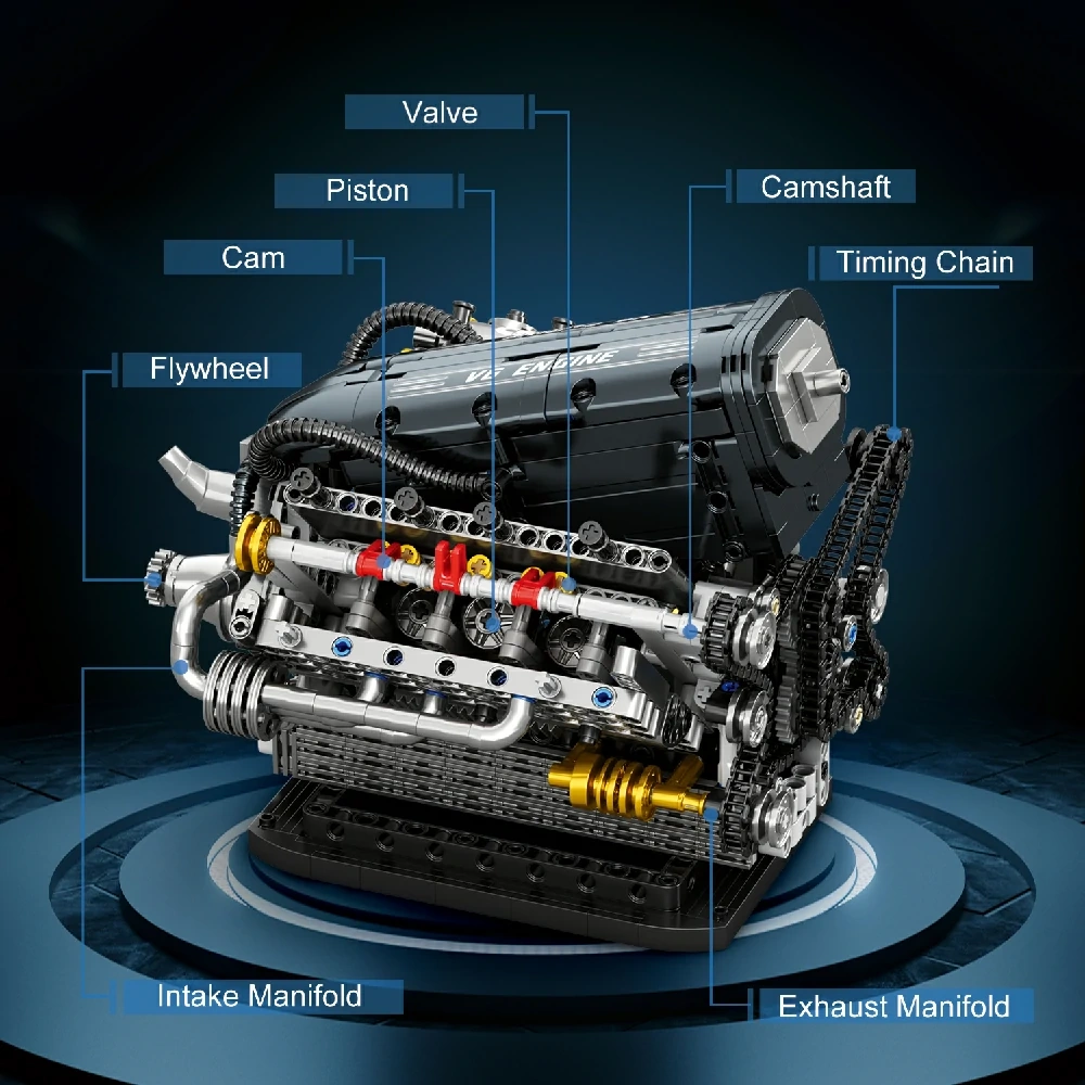Reobrix 33013 V6 ENGINE Technic