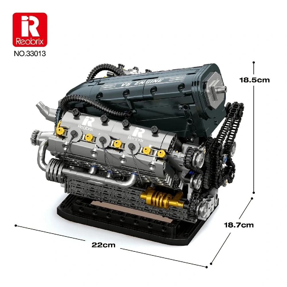 Reobrix 33013 V6 ENGINE Technic