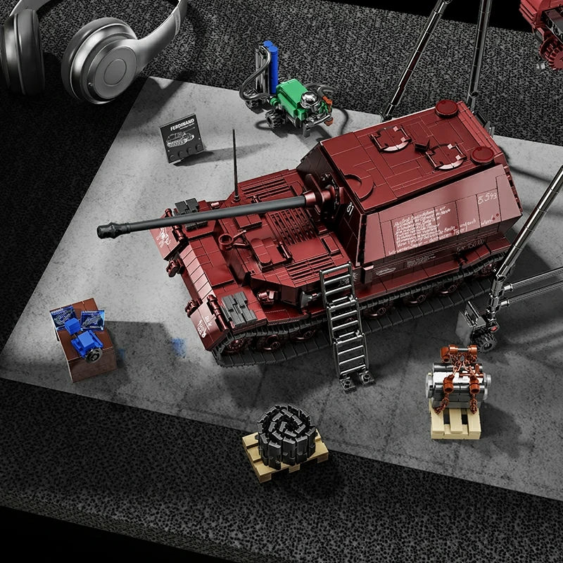 12GO 97022 Jagdpanzer Tiger/P Tank Military