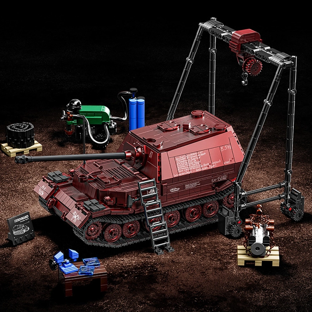 12GO 97022 Jagdpanzer Tiger/P Tank Military