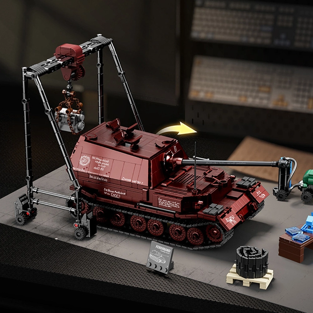 12GO 97022 Jagdpanzer Tiger/P Tank Military