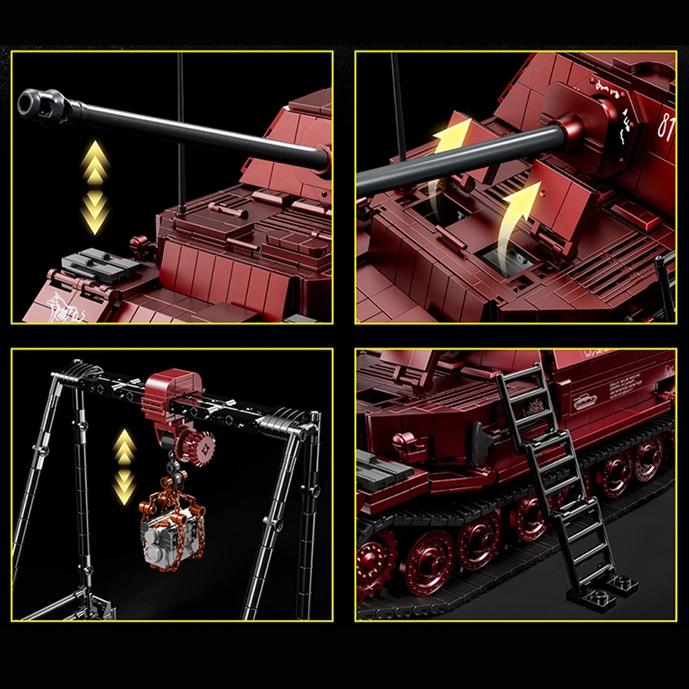 12GO 97022 Jagdpanzer Tiger/P Tank Military