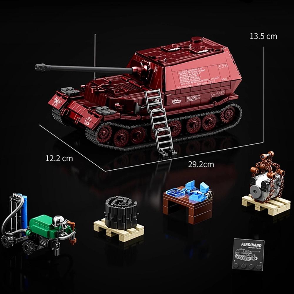 12GO 97022 Jagdpanzer Tiger/P Tank Military