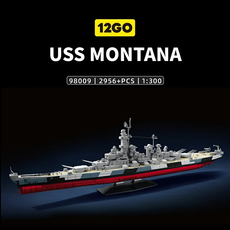 12GO 98009 USS MONTANA Military