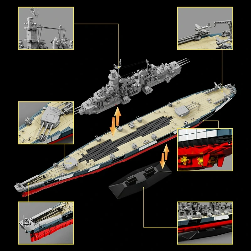 12GO 98009 USS MONTANA Military