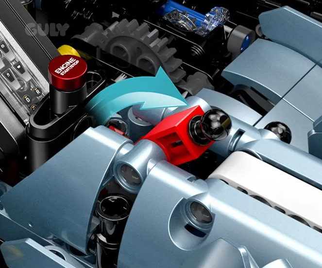 3-Speed Adjustable Modes of GULY 10648 Bugatti.