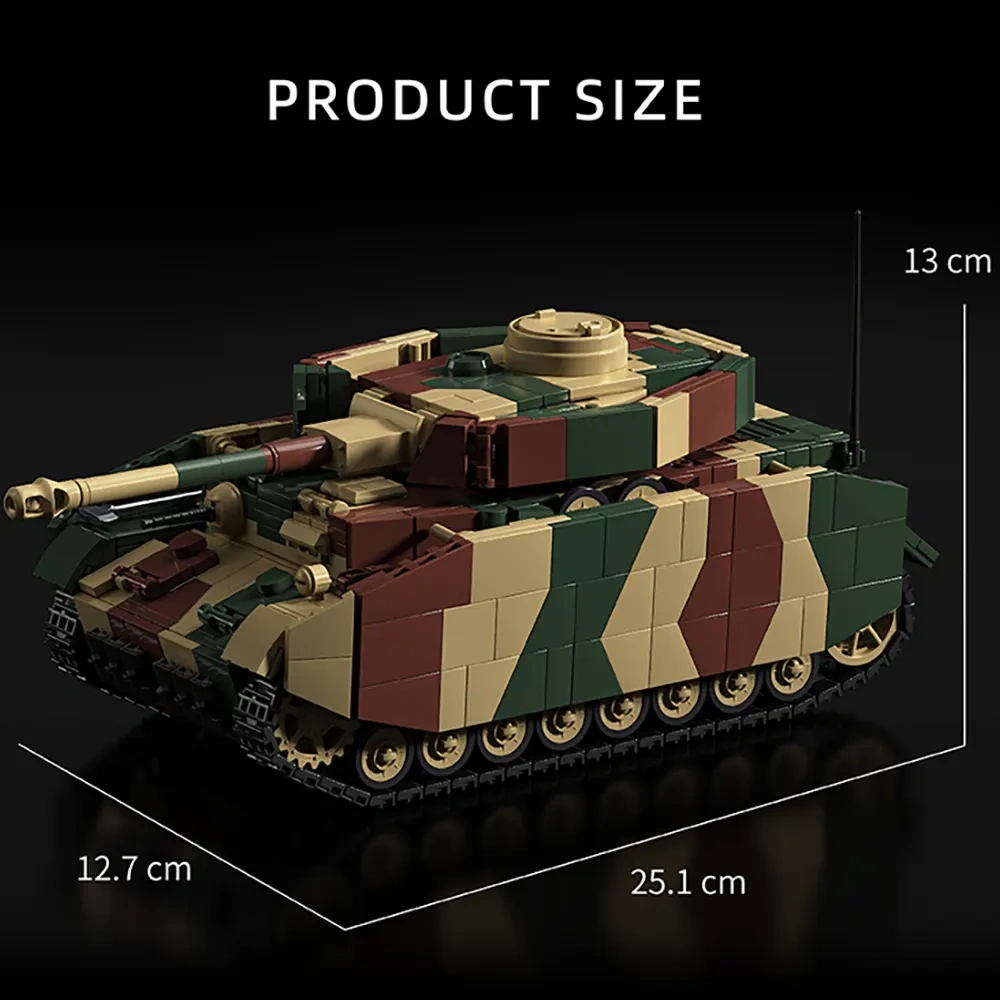 12GO 97030 Panzer IV H Tank 1:28 Military