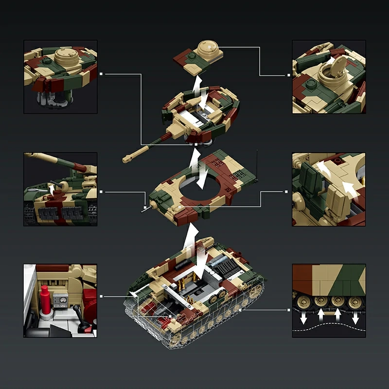 12GO 97030 Panzer IV H Tank 1:28 Military