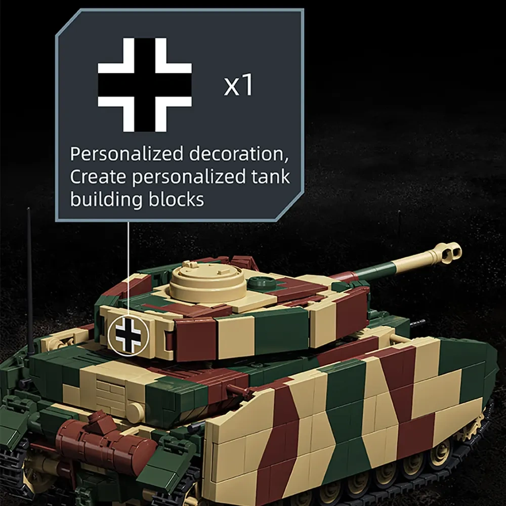 12GO 97030 Panzer IV H Tank 1:28 Military
