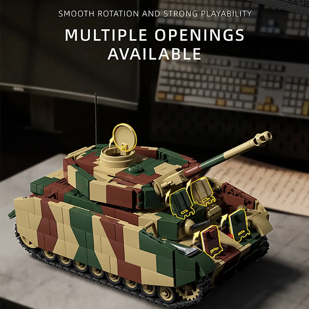 12GO 97030 Panzer IV H Tank 1:28 Military