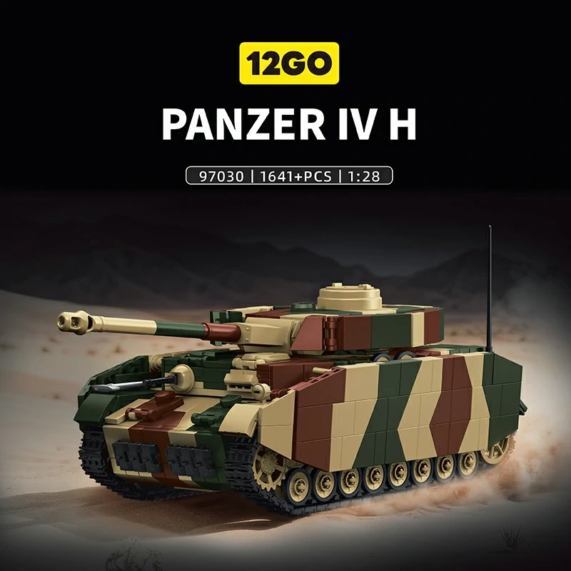 12GO 97030 Panzer IV H Tank 1:28 Military