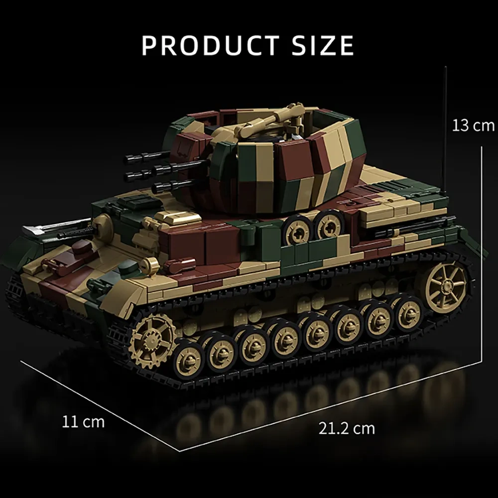 12GO 97031 Wirbelwind Flakpanzer IV Tank 1:28 Military
