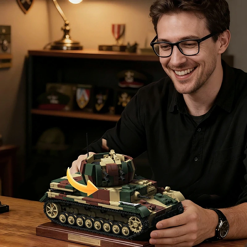 12GO 97031 Wirbelwind Flakpanzer IV Tank 1:28 Military