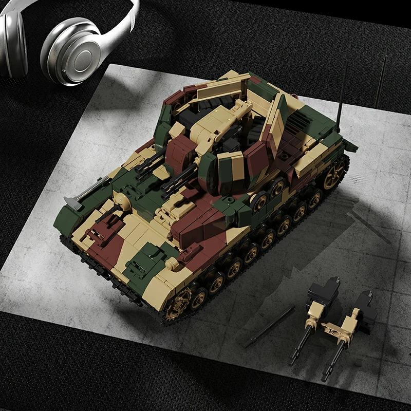 12GO 97031 Wirbelwind Flakpanzer IV Tank 1:28 Military