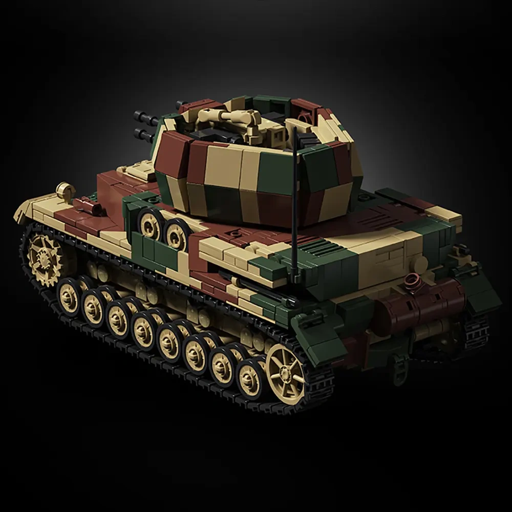 12GO 97031 Wirbelwind Flakpanzer IV Tank 1:28 Military