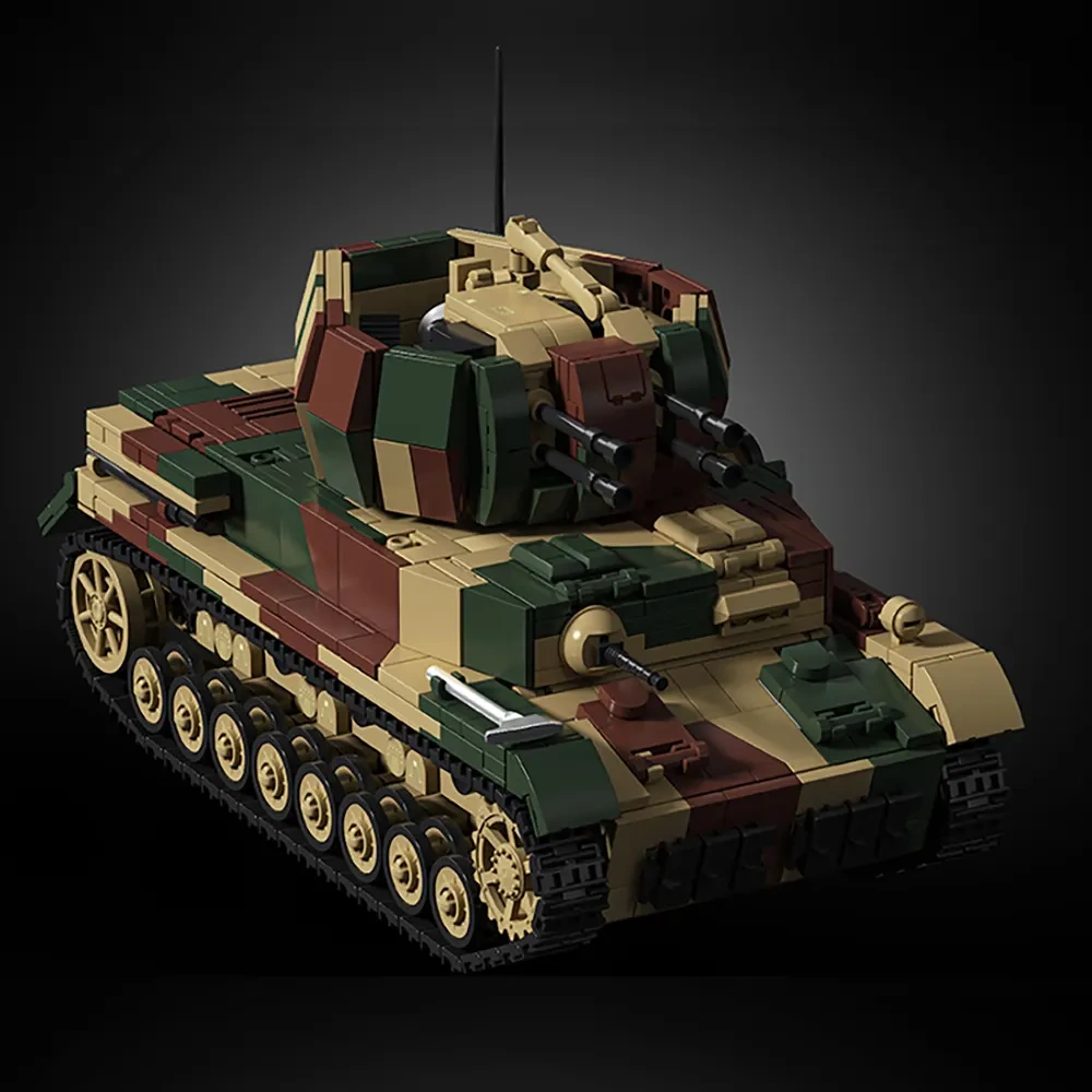 12GO 97031 Wirbelwind Flakpanzer IV Tank 1:28 Military