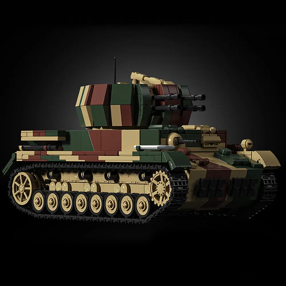 12GO 97031 Wirbelwind Flakpanzer IV Tank 1:28 Military