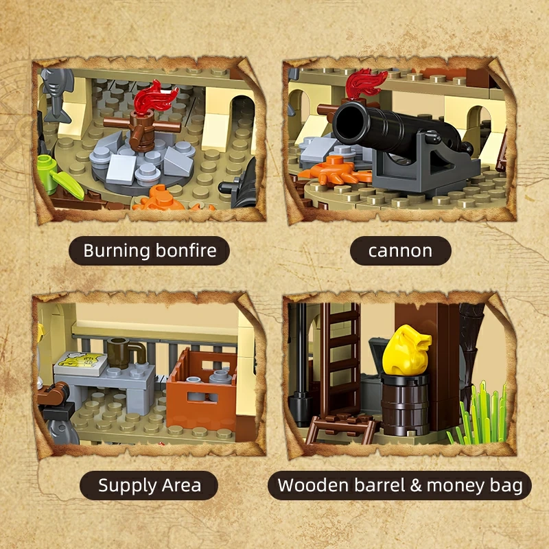 JIESTAR 59149 Support Station Pirates