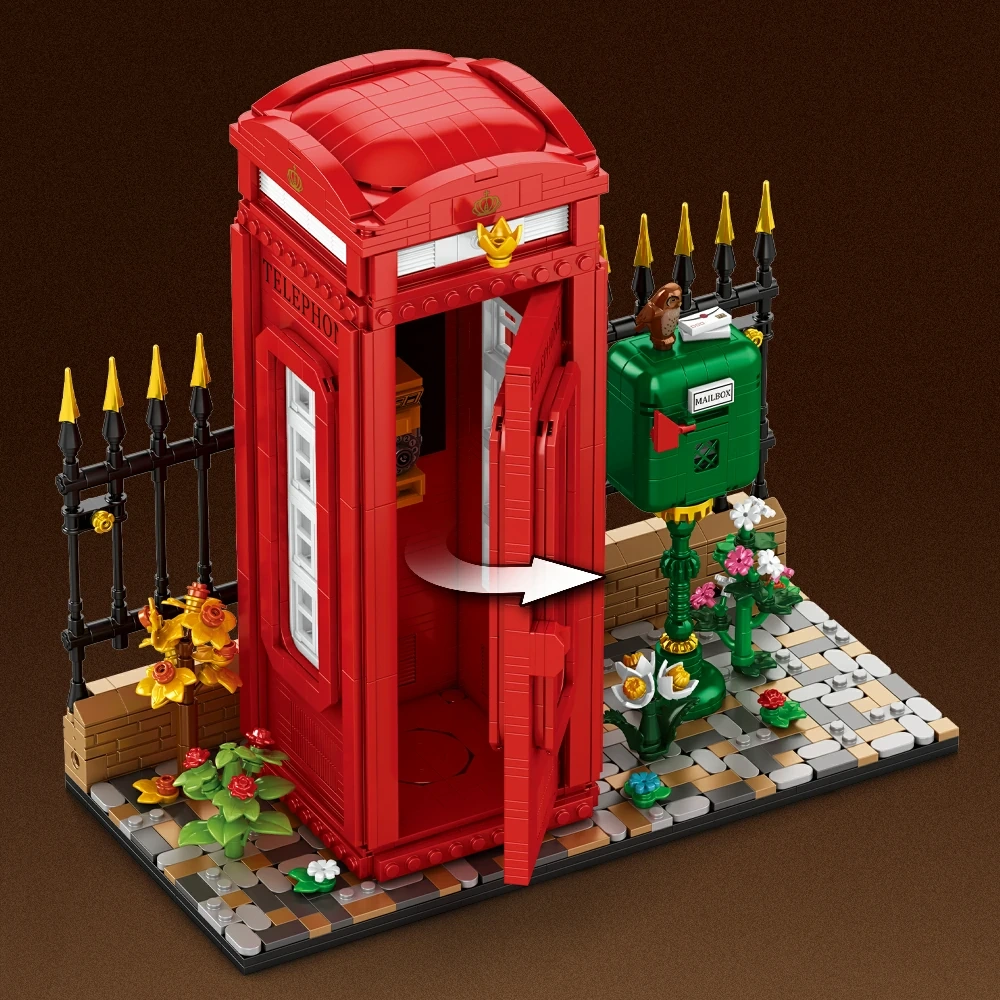Reobrix 66609 TELEPHONE BOOTH Creator Expert