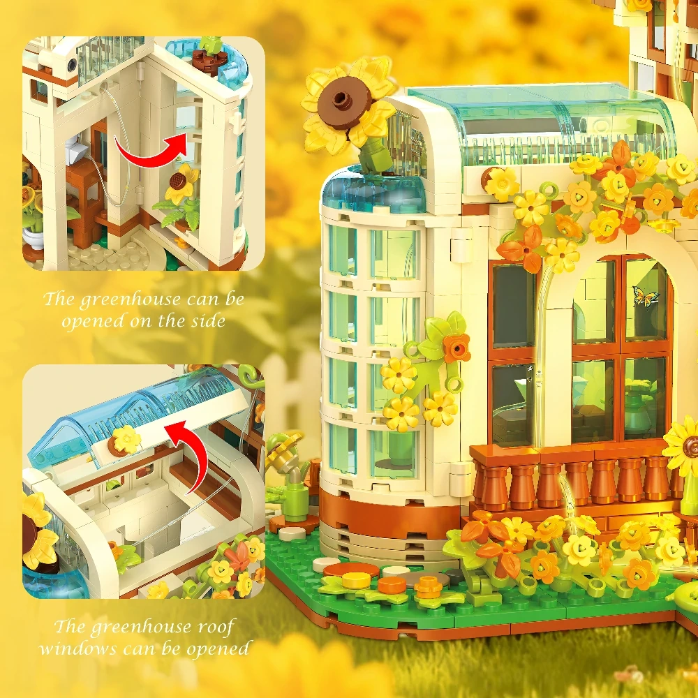 JIESTAR JJ9204 Sunflower Florist Modular Buildings