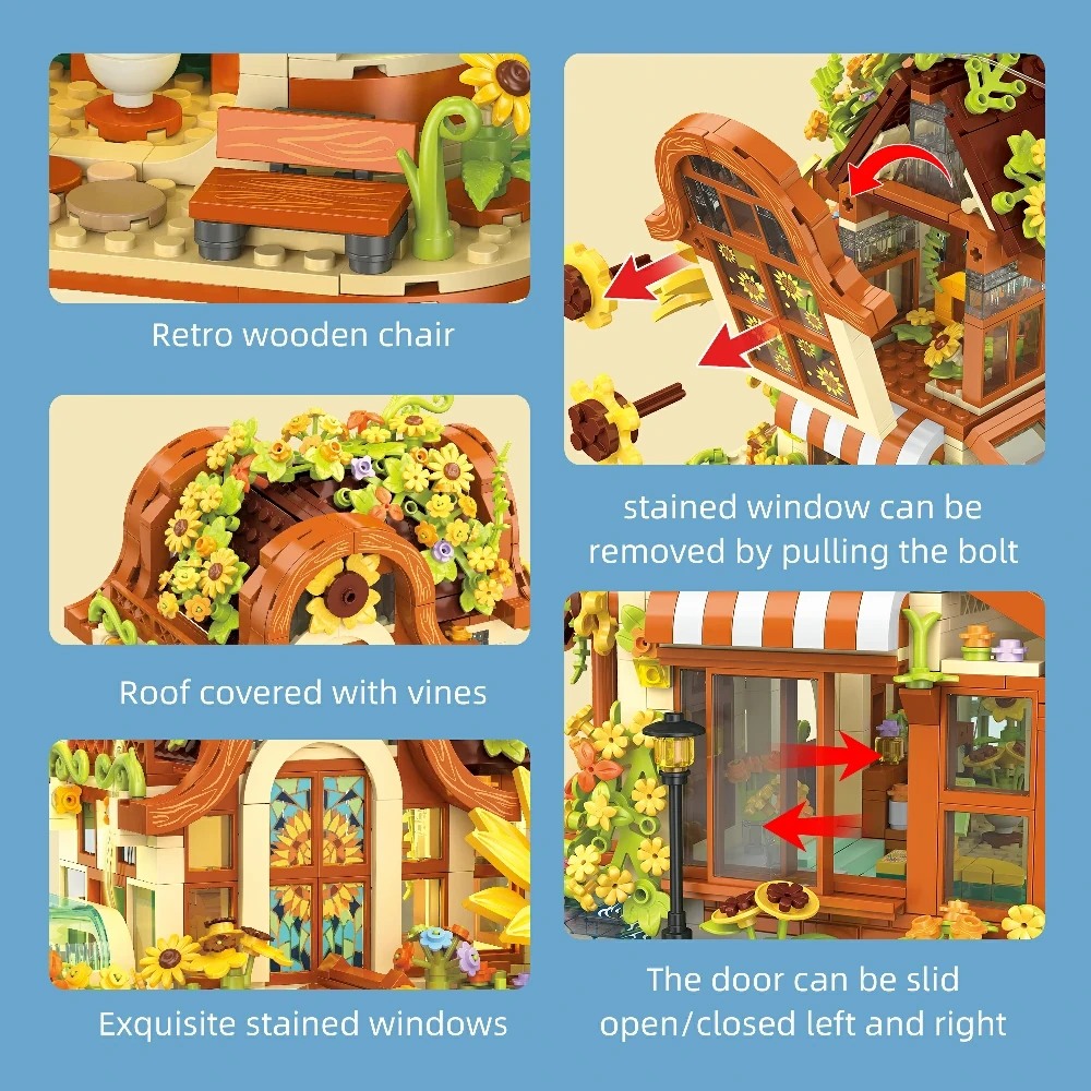 JIESTAR JJ9204 Sunflower Florist Modular Buildings
