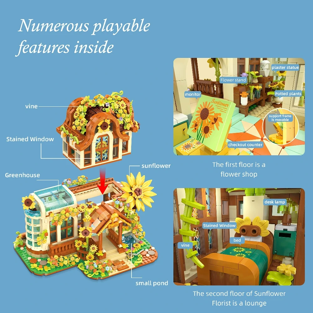 JIESTAR JJ9204 Sunflower Florist Modular Buildings