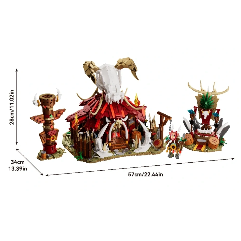 Iambrick 30104 Bonefire Shrine Modular Buildings
