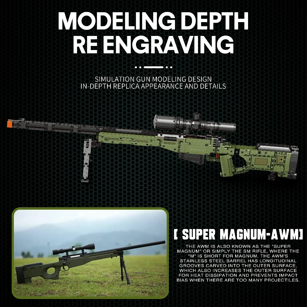 Reobrix 77026 Super Magnum AWM Military