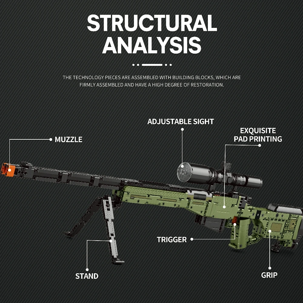 Reobrix 77026 Super Magnum AWM Military