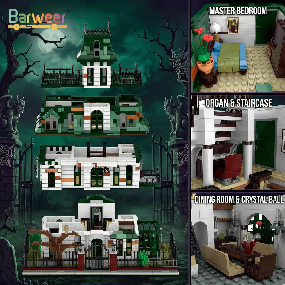 Barweer BWR005 Spooky Manor Building The Addams Family Modular Buildings